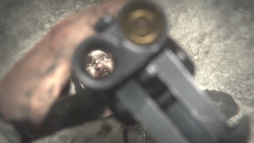 barrel of a gun