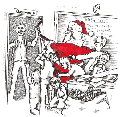 santa-handgun-protecting-class-from-upset-student-shooting
